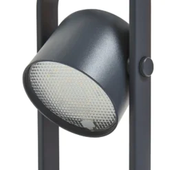 Lindby LED-pöytävalaisin Kalevi, musta, alumiini, CCT