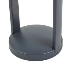 Lindby LED-pöytävalaisin Kalevi, musta, alumiini, CCT