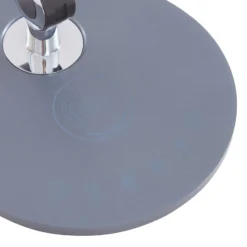 Lindby LED-pöytävalaisin Nyxaris, harmaa, metalli, CCT, 50 cm