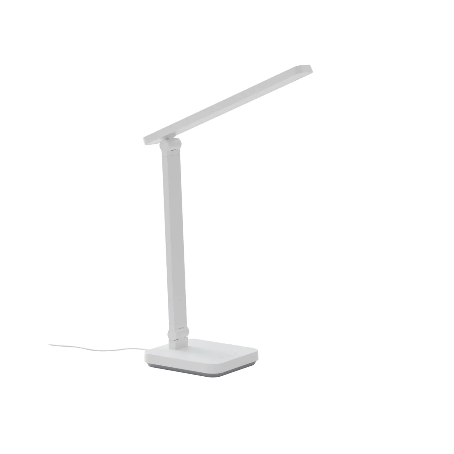 Lindby LED-pöytävalaisin Rylas, valkoinen, USB, CCT