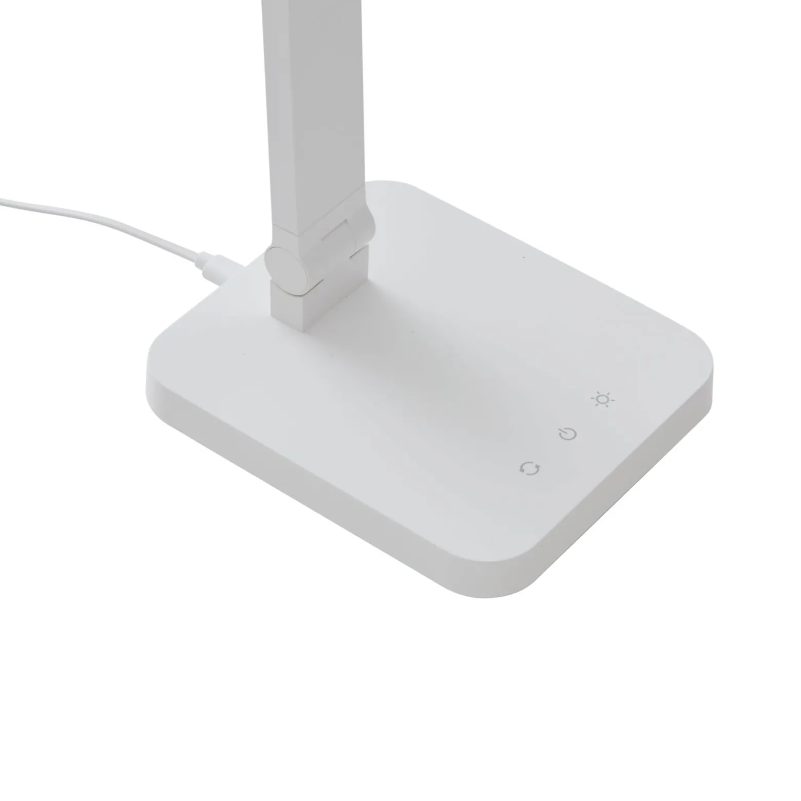 Lindby LED-pöytävalaisin Rylas, valkoinen, USB, CCT