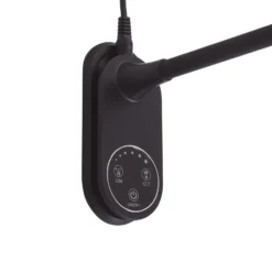 Lindby LED-pöytävalaisin Valtaria, musta, CCT, himmennettävä