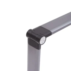 Lindby LED-pöytävalaisin Valtaris, harmaa, alumiini, CCT, himmennettävä