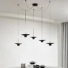 Lindby LED-riippuvalaisin Norvind, 10-lamppuinen, musta, himmennettävä.