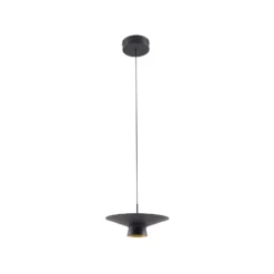 Lindby LED-riippuvalaisin Norvind, 2-lamppuinen, musta, metalli