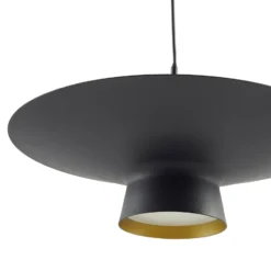 Lindby LED-riippuvalaisin Norvind, 2-lamppuinen, musta, metalli