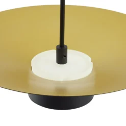 Lindby LED-riippuvalaisin Norvind, 2-lamppuinen, musta, metalli