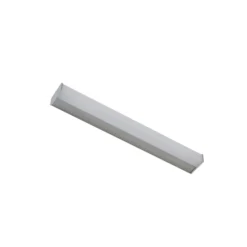 Lindby LED-seinävalaisin Philippa, kulmikas, 59 cm, alumiinivärinen, IP44
