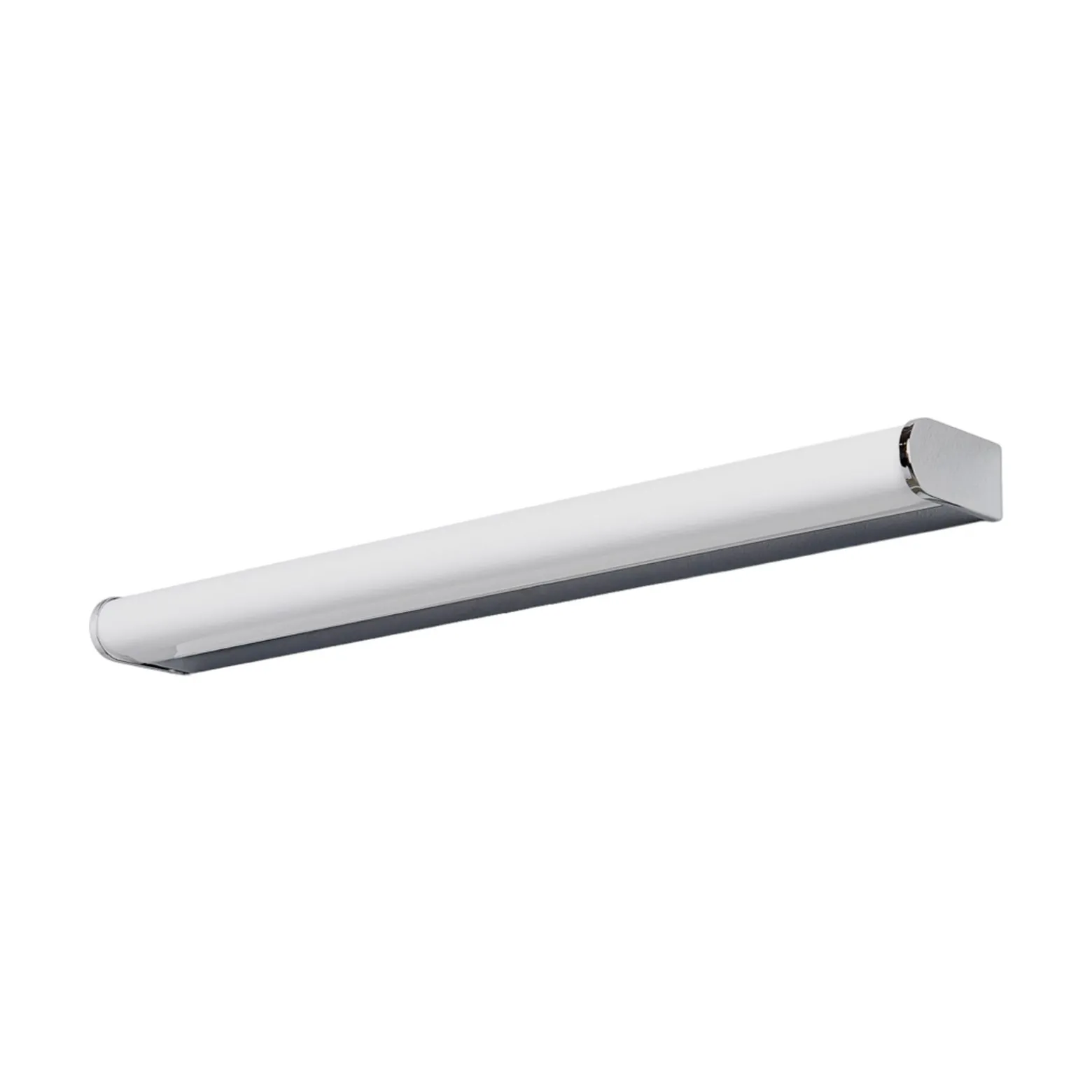 Lindby LED-seinävalaisin Philippa, pyöreä, 58cm, kromi, IP44