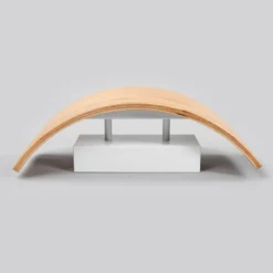 Lindby LED-seinävalaisin Rafailia, leveys 33cm, puu, 3,000K
