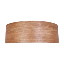 Lindby LED-seinävalaisin Rafailia, leveys 33cm, puu, 3,000K