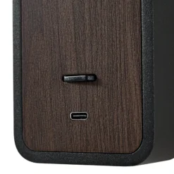 Lindby LED-seinävalaisin Tallis, musta, USB-C, liikkuva