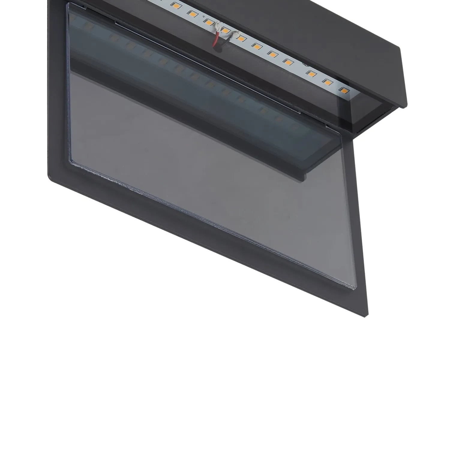 Lindby LED-talonumero-valaisin Antal, antrasiitti, alumiini