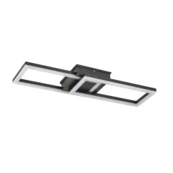 Lindby LED-ulkokattolamppu Finian, 64 cm x 21 cm, CCT himmennettävä