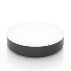 Lindby LED-ulkokattolamppu Lahja, antrasiitti, anturi, IP65