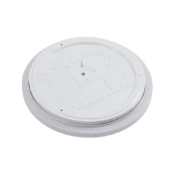 Lindby LED-ulkokattovalaisin Doki, 34 cm, valkoinen, muovi