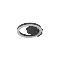 Lindby LED-ulkokattovalaisin Finian, Ø 22 cm, CCT, himmennettävä