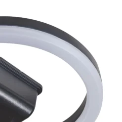 Lindby LED-ulkokattovalaisin Finian, Ø 22 cm, CCT, himmennettävä