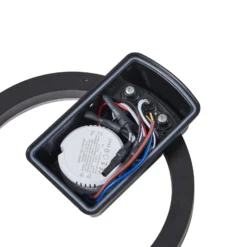 Lindby LED-ulkokattovalaisin Finian, Ø 22 cm, CCT, himmennettävä