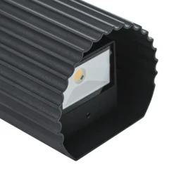 Lindby LED-ulkoseinälamppu Ralino, musta, 2-lamppuinen, IP65
