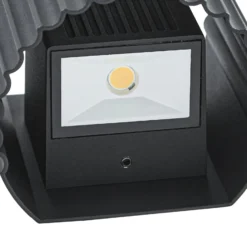 Lindby LED-ulkoseinälamppu Ralino, musta, 2-lamppuinen, IP65