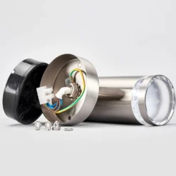 Lindby LED-ulkoseinälamppu Tiberius, ruostumaton teräs, ylös/alas, IP44