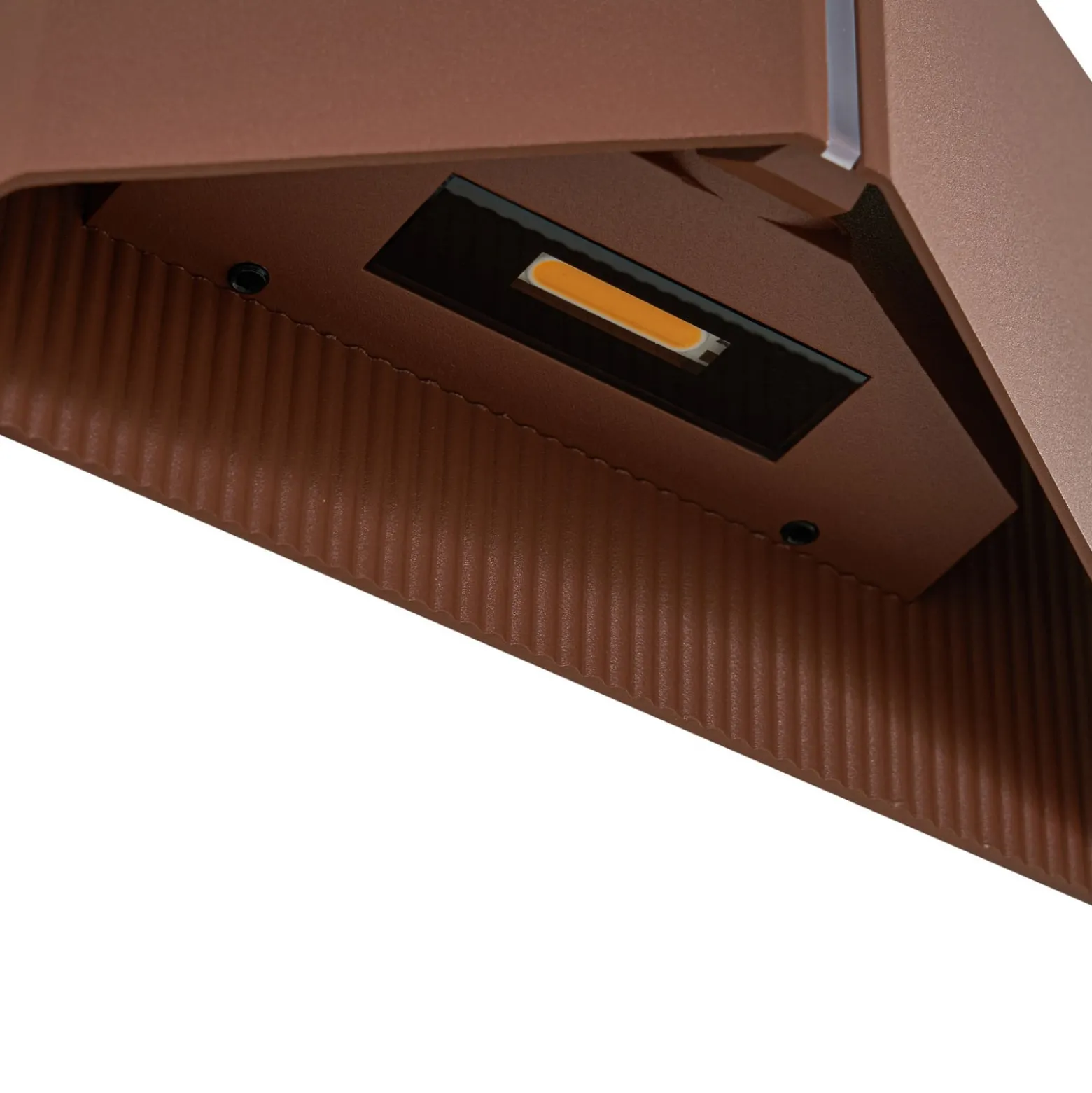 Lindby LED-ulkoseinävalaisin Anlira, ruskea, Up & down, IP65