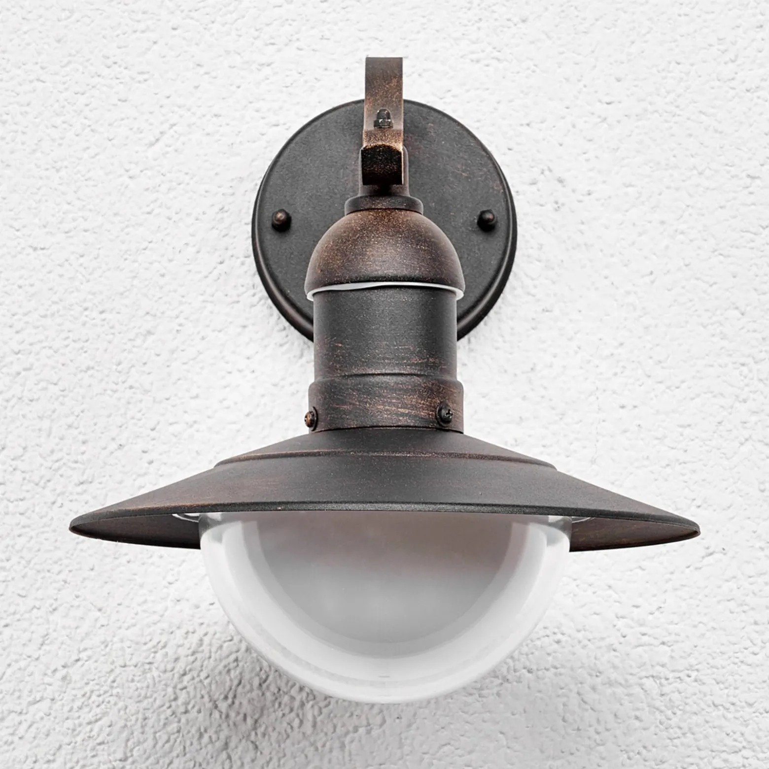 Lindby LED-ulkoseinävalaisin Clea, leveys 24 cm, metallia