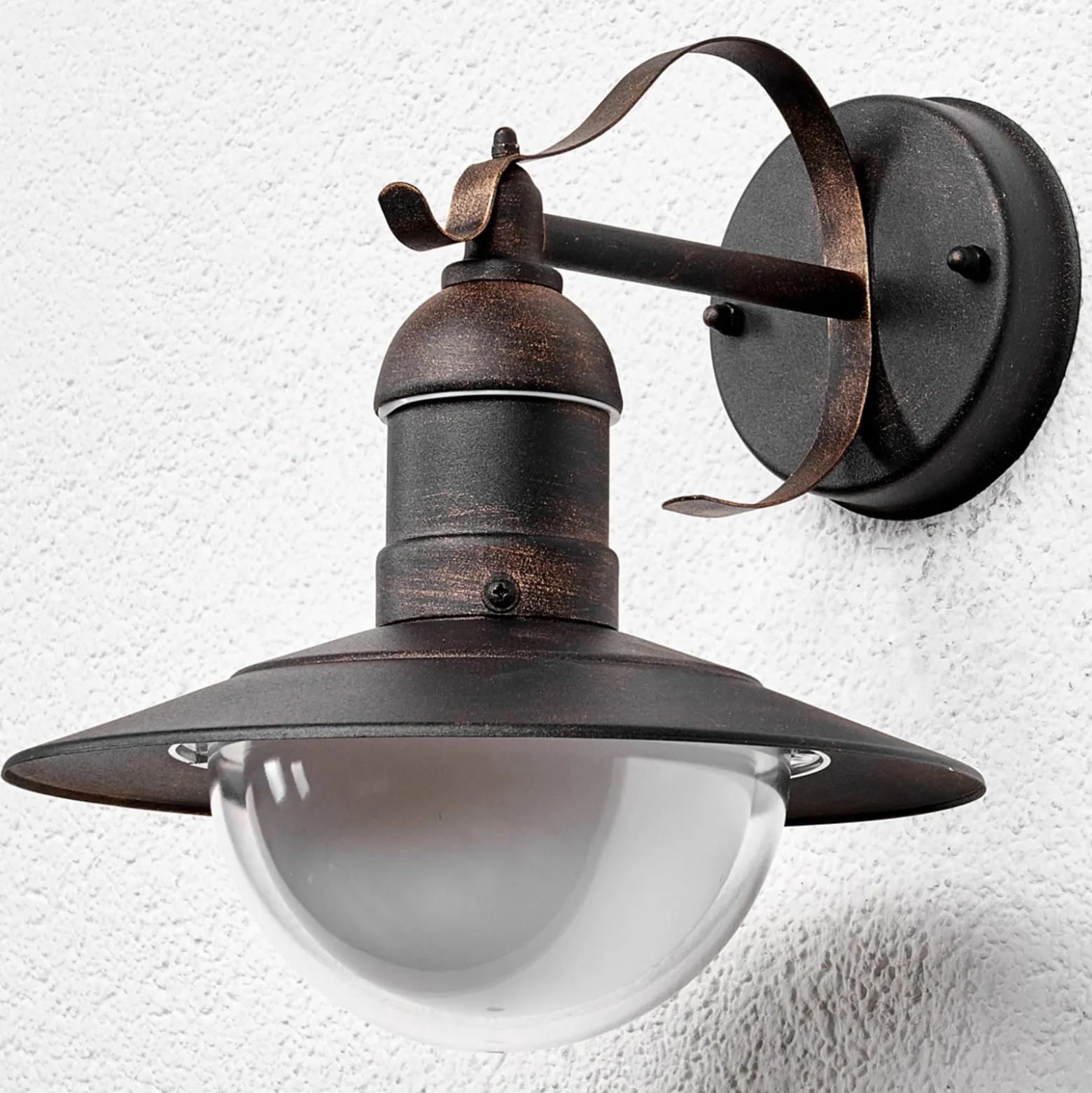 Lindby LED-ulkoseinävalaisin Clea, leveys 24 cm, metallia
