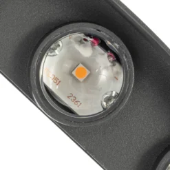 Lindby LED-ulkoseinävalaisin Ithan, 3-lamppuinen, antrasiitti, 17 cm