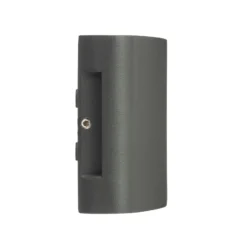 Lindby LED-ulkoseinävalaisin Ithan, 3-lamppuinen, antrasiitti, 17 cm