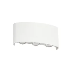 Lindby LED-ulkoseinävalaisin Ithan, 3-lamppuinen, valkoinen, 17 cm