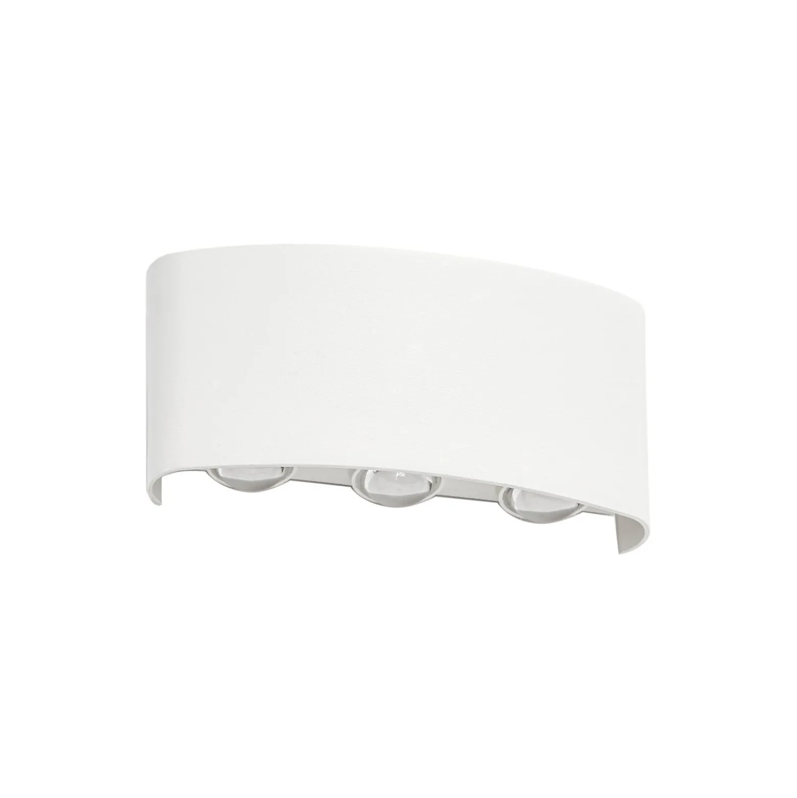 Lindby LED-ulkoseinävalaisin Ithan, 3-lamppuinen, valkoinen, 17 cm