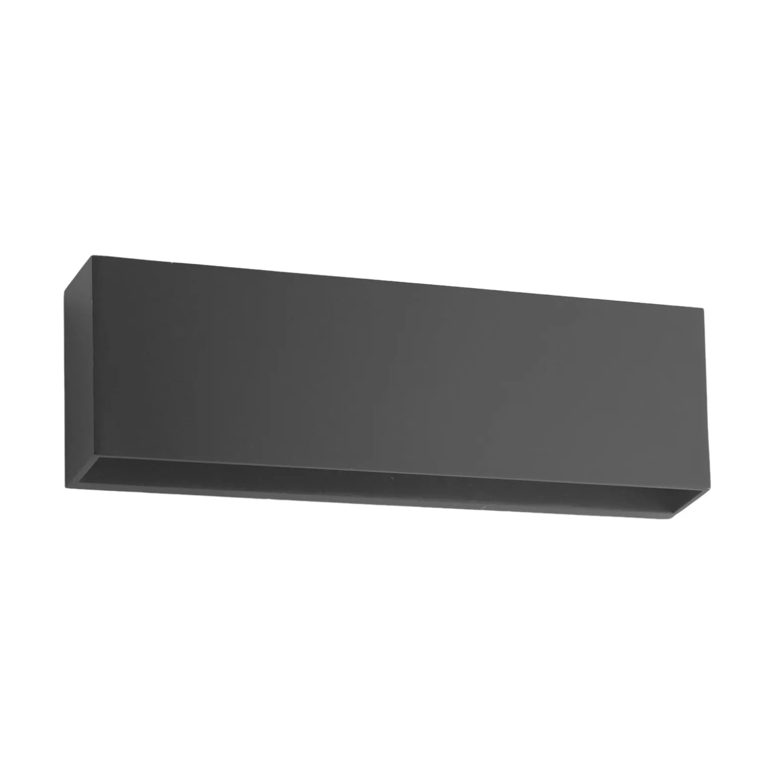 Lindby LED-ulkoseinävalaisin Jarte, 24 cm, alaspäin, harmaa, IP65
