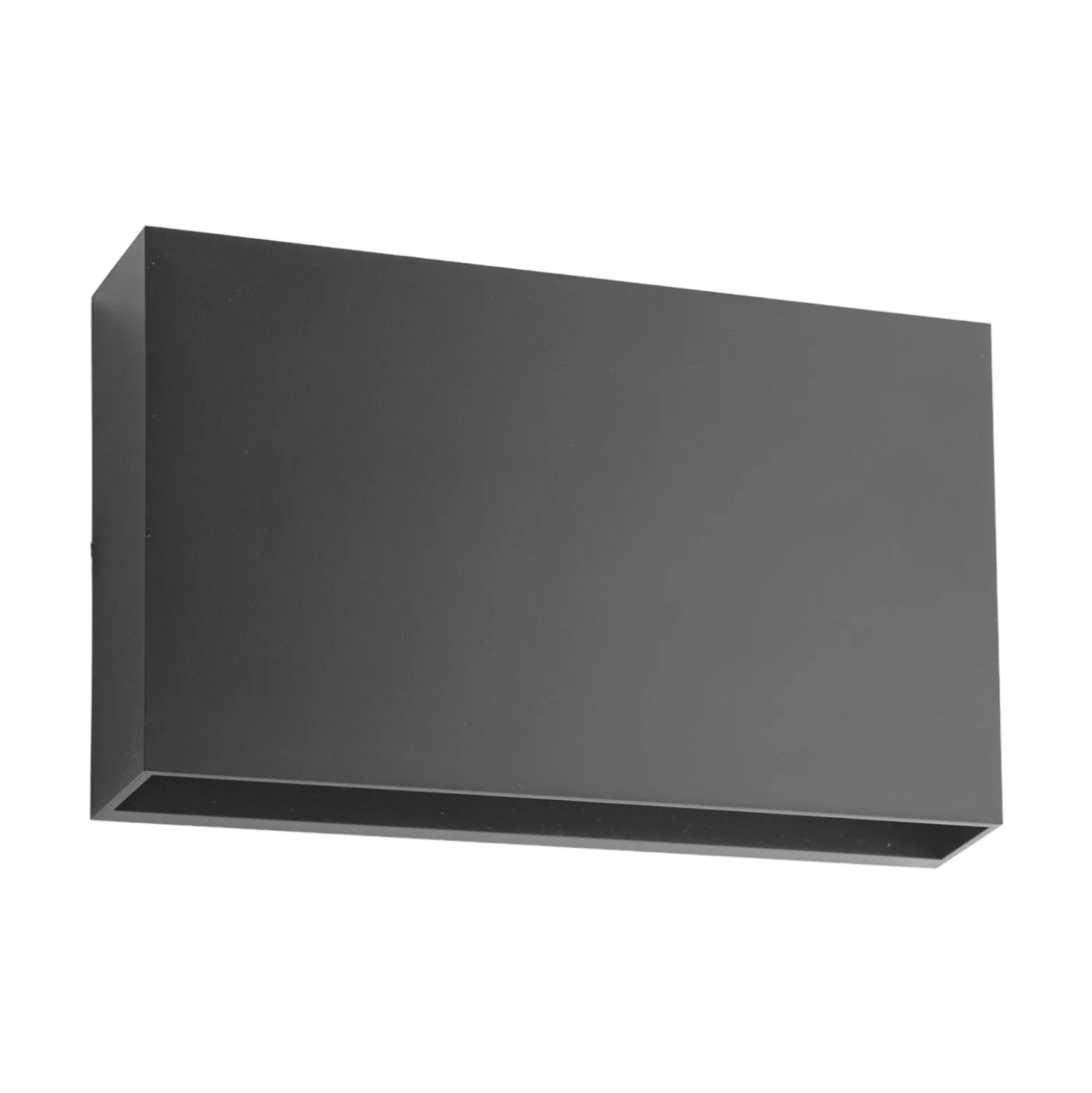 Lindby LED-ulkoseinävalaisin Jarte, 20cm, ylös/alas, harmaa, IP65