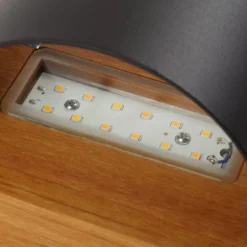 Lindby LED-ulkoseinävalaisin Lenore, musta, metalli, 13,5 cm