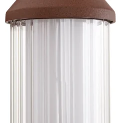 Lindby LED-ulkoseinävalaisin Neravio, ruoste, korkeus 26 cm, IP54