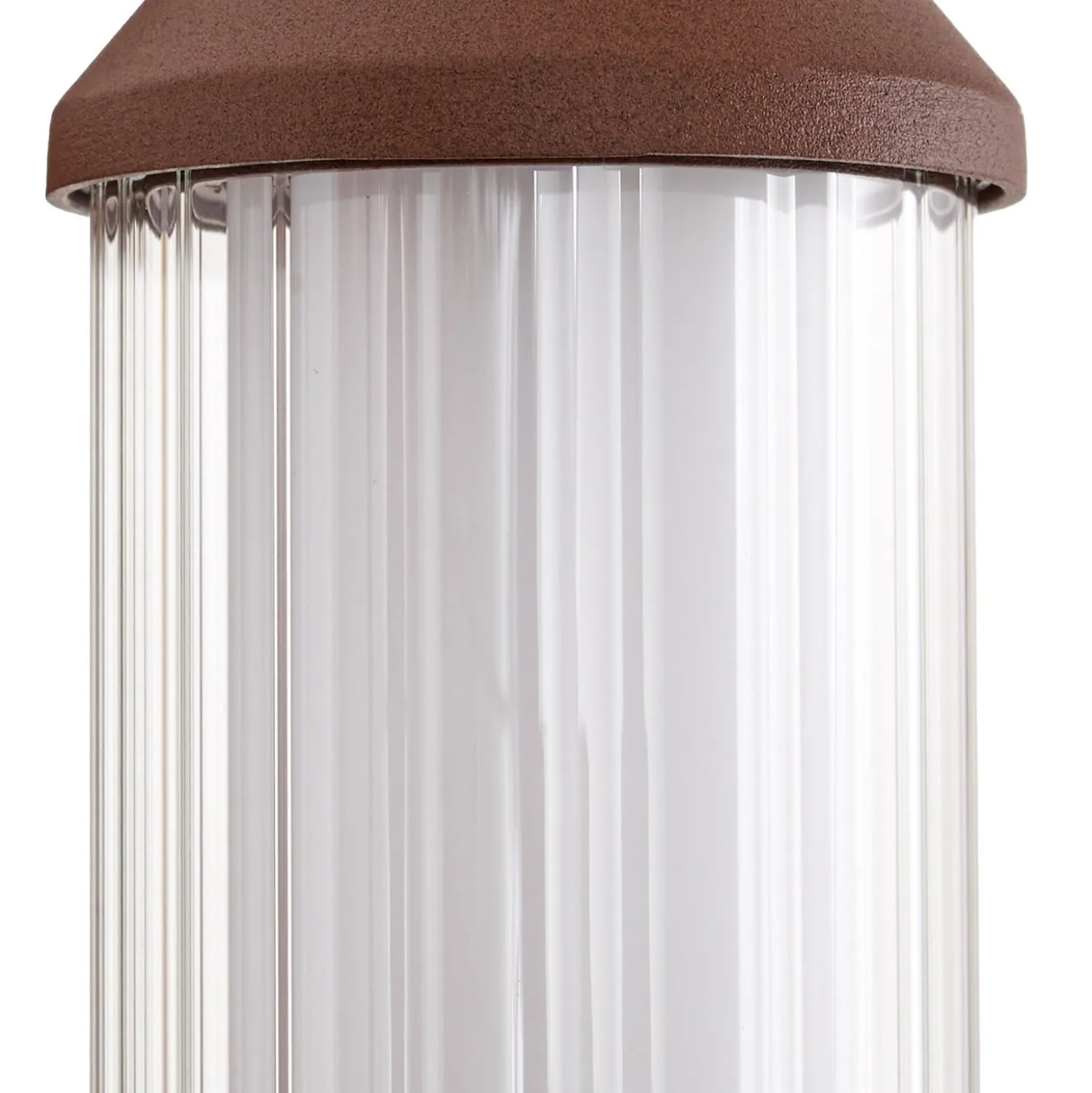 Lindby LED-ulkoseinävalaisin Neravio, ruoste, korkeus 26 cm, IP54