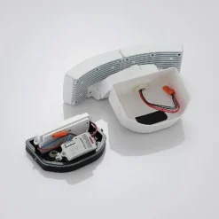 Lindby LED-ulkoseinävalaisin Nikias, 30 cm, anturi, 2-valo, valkoinen
