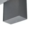 Lindby LED-ulkoseinävalaisin Orbin, harmaa, kallistettava, CCT, IP54