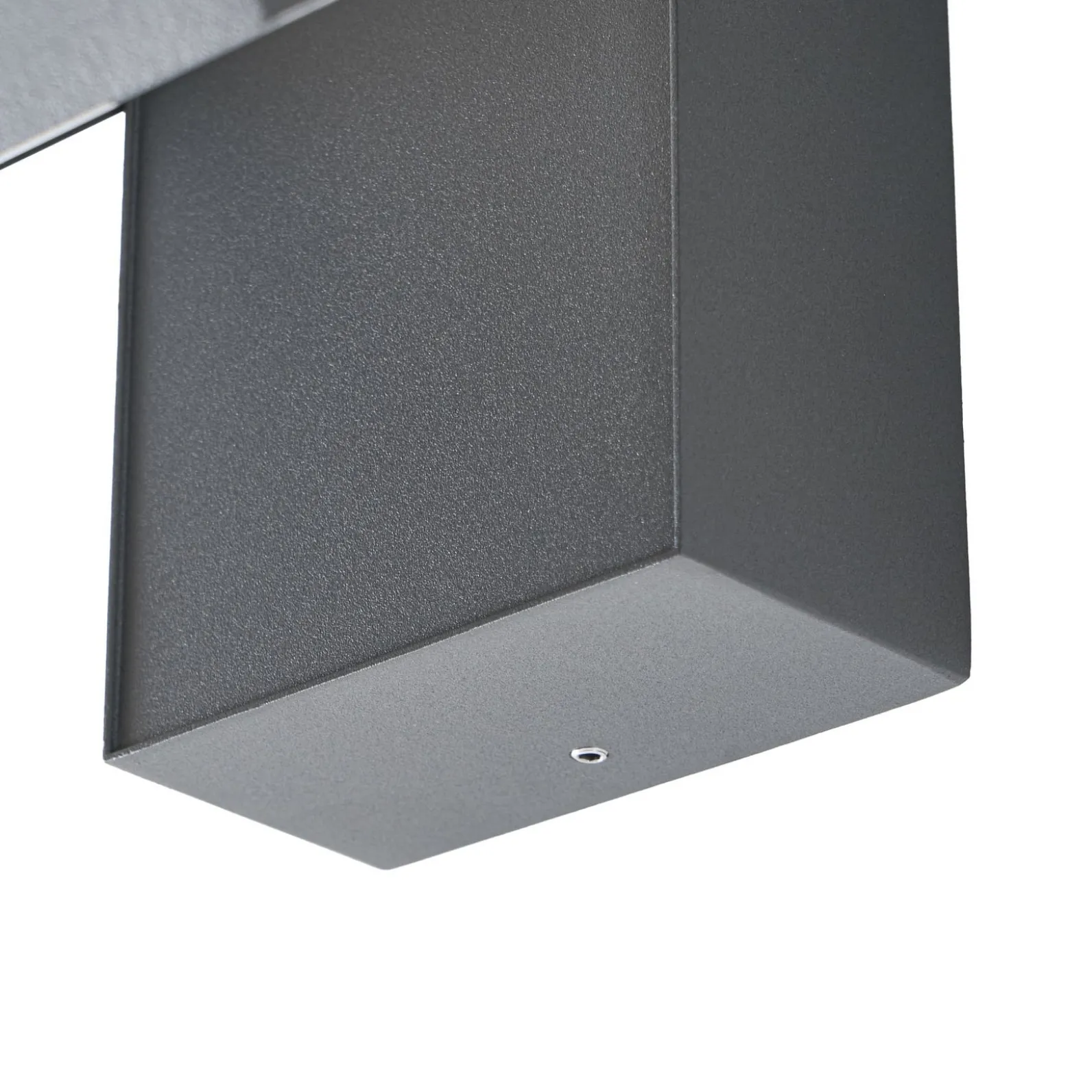 Lindby LED-ulkoseinävalaisin Orbin, harmaa, kallistettava, CCT, IP54