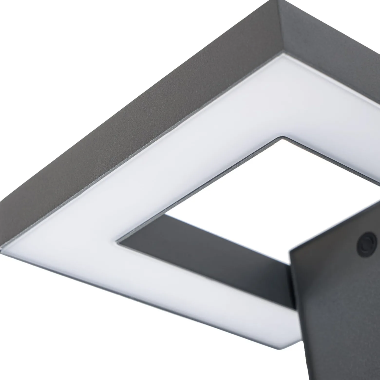 Lindby LED-ulkoseinävalaisin Orbin, harmaa, kallistettava, CCT, IP54