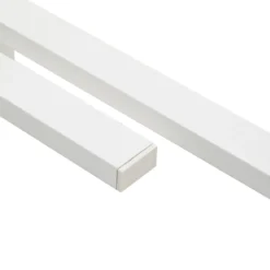 Lindby LED-ulkoseinävalaisin Sakari, valkoinen, alumiini, korkeus 59 cm