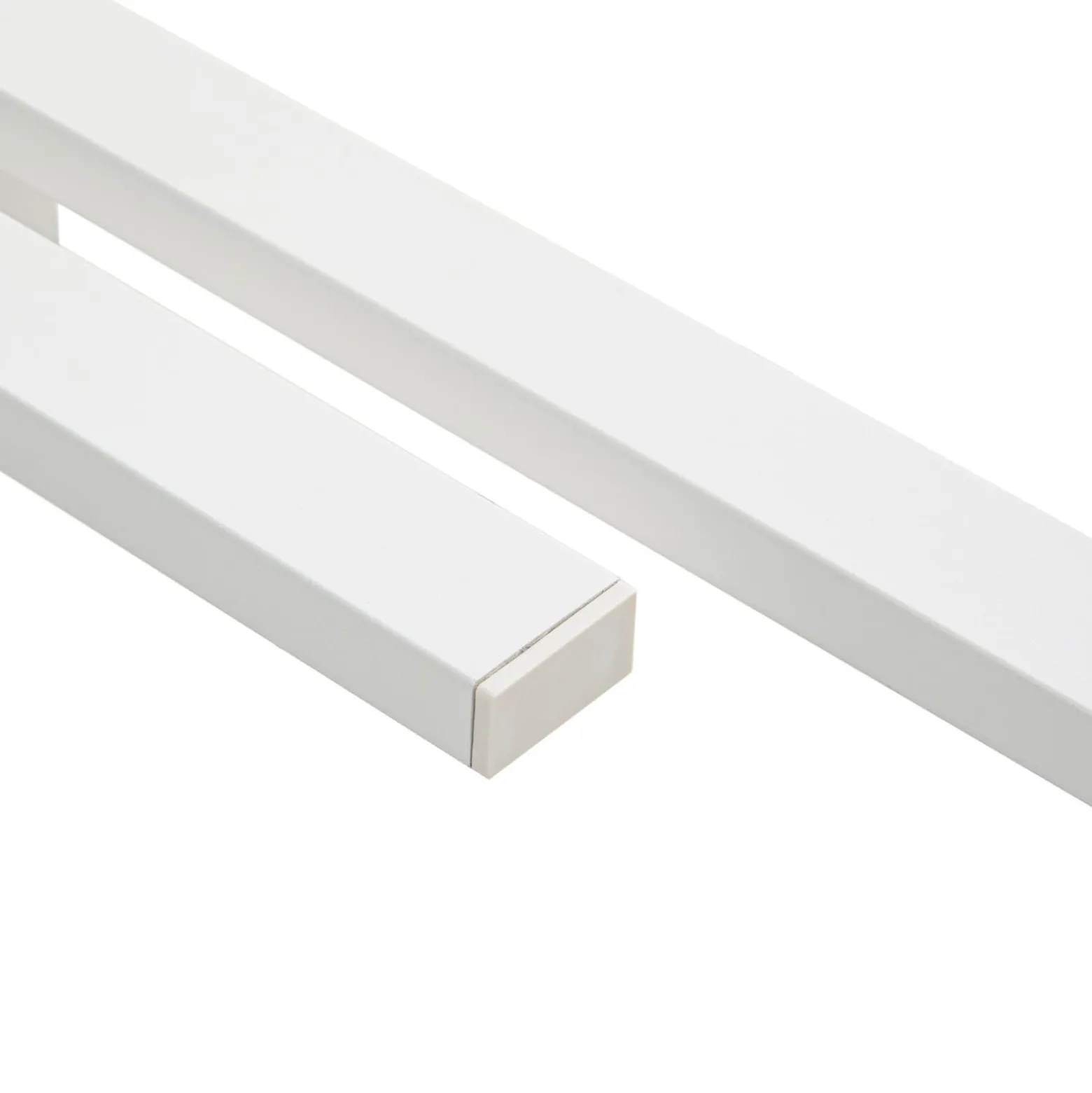 Lindby LED-ulkoseinävalaisin Sakari, valkoinen, alumiini, korkeus 59 cm