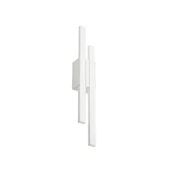 Lindby LED-ulkoseinävalaisin Sakari, valkoinen, alumiini, korkeus 59 cm