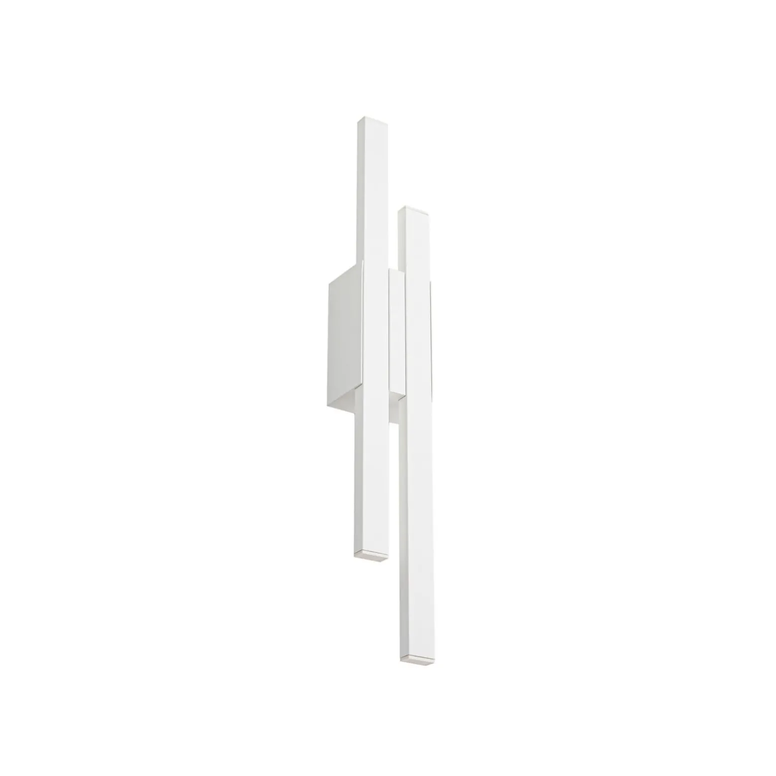 Lindby LED-ulkoseinävalaisin Sakari, valkoinen, alumiini, korkeus 59 cm