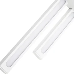 Lindby LED-ulkoseinävalaisin Sakari, valkoinen, alumiini, korkeus 59 cm