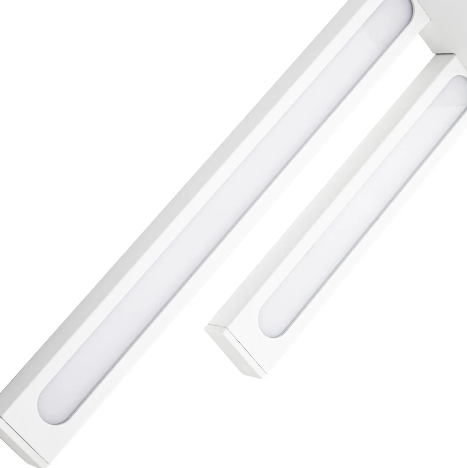 Lindby LED-ulkoseinävalaisin Sakari, valkoinen, alumiini, korkeus 59 cm