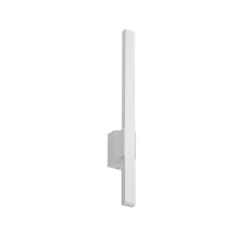 Lindby LED-ulkoseinävalaisin Sakari, valkoinen, alumiini, korkeus 50 cm
