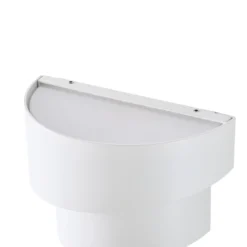 Lindby LED-ulkoseinävalaisin Valir, valkoinen, kolme varjostinta, IP54